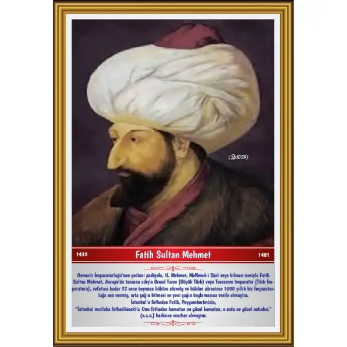 Fatih Sultan Mehmet Afişi (Posteri)