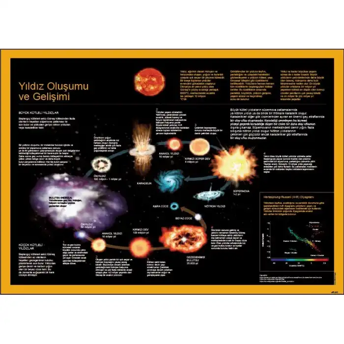 Yıldız Oluşumu ve Gelişimi Afişi (Posteri)