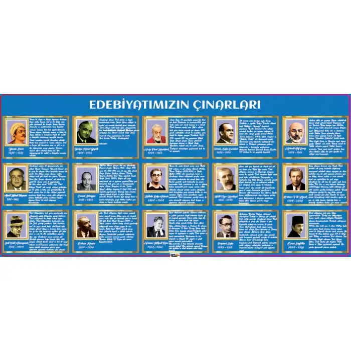 Edebiyatımızın Çınarları Afişi
