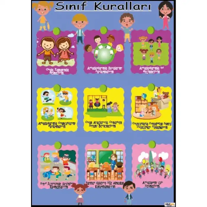 Ana Sınıfı Kuralları Afişi