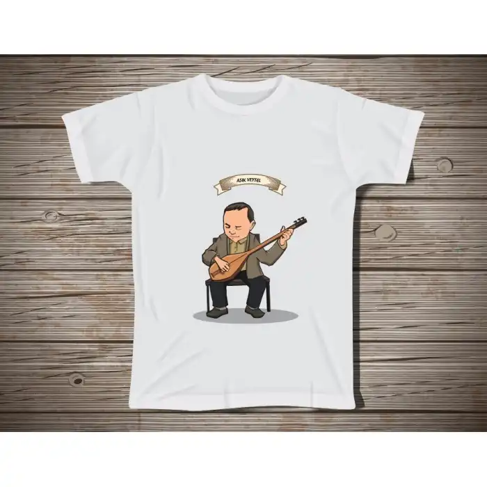 Adam Olmuş Çocuklar Tişörtü (Aşık Veysel)