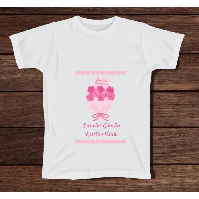 Anneler Günü Baskılı Tişört 3