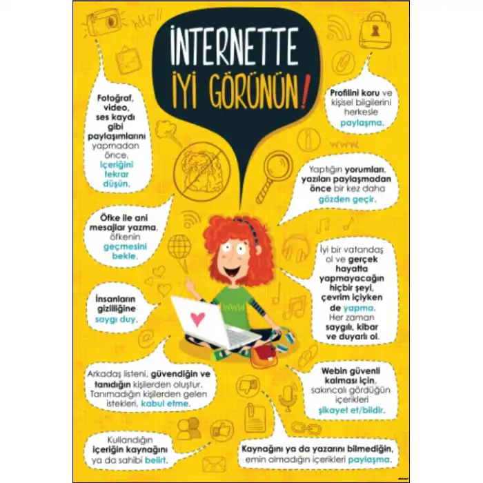 Bilişim Sokağı İnternette İyi Görünün Afişi (Posteri)
