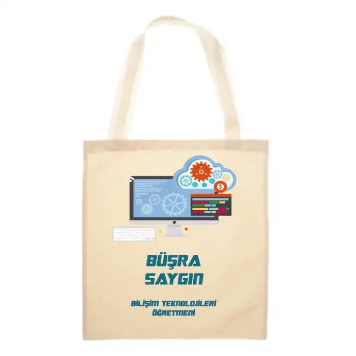 Bilişim Teknolojileri Öğretmeni Bez Çanta (Baskılı)