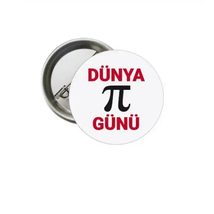 Dünya Pi Günü Rozeti 2
