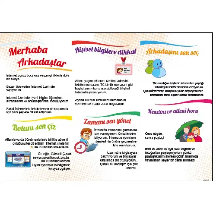 Güvenli İnternet Kullanımı Posteri