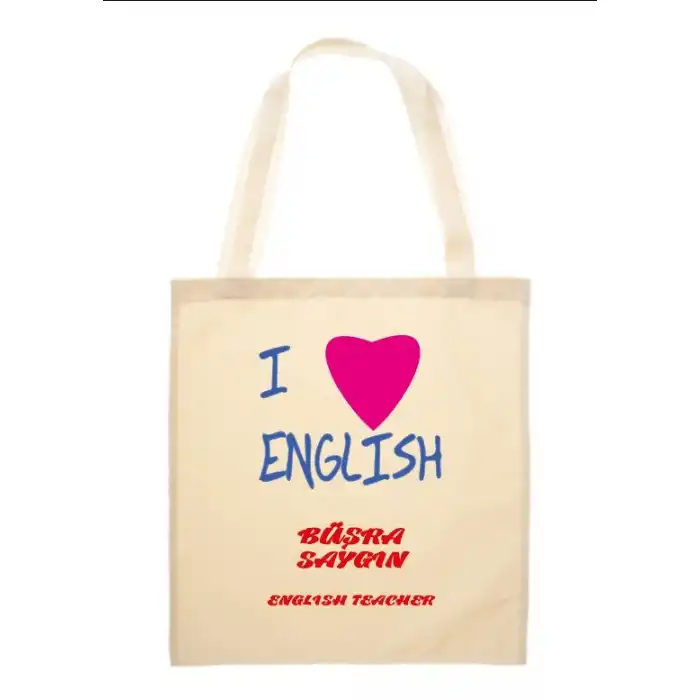 İngilizce Öğretmeni Bez Çanta (Baskılı)
