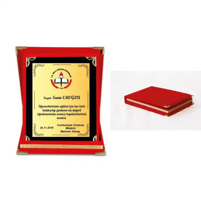 Kişiye Özel İsimli Plaket 2