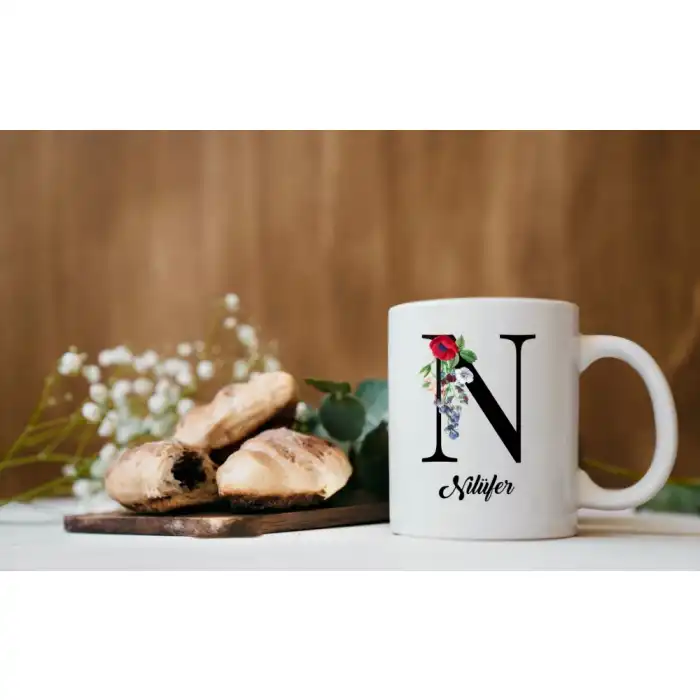 Kişiye Özel (N) Harfli Kupa