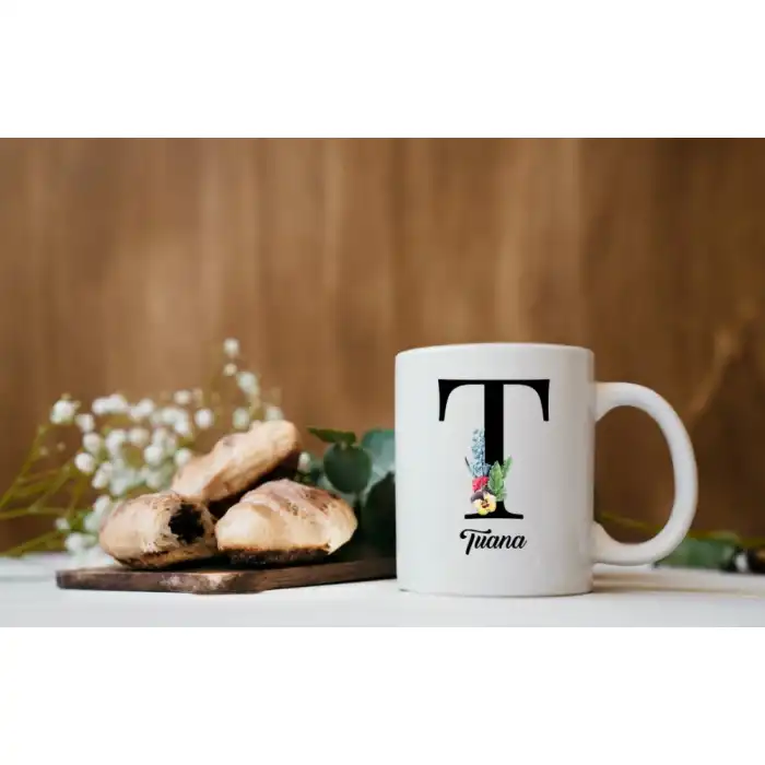 Kişiye Özel (T) Harfli Kupa