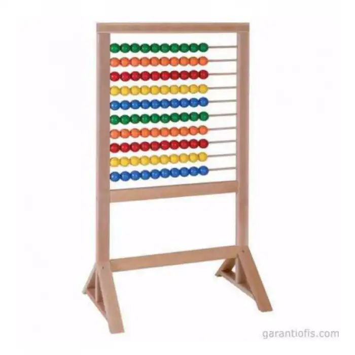 Lüks Ahşap Ayaklı Abaküs 50x100 100'lü