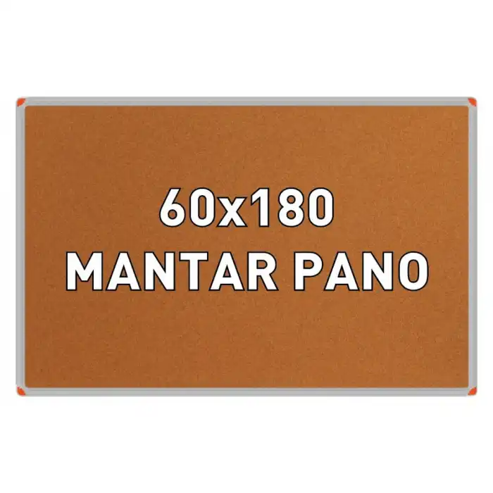 Mantar Pano 60x180 (Alüminyum Çerçeve)