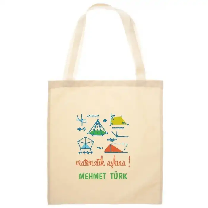 Matematik Öğretmeni Bez Çanta (Baskılı)