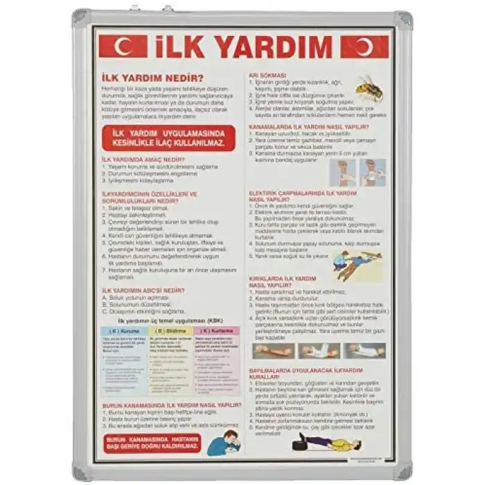 Mdf Çerçeve İlk Yardım 50x70