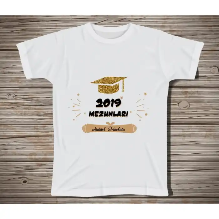 Mezuniyet Baskılı Tişört 3