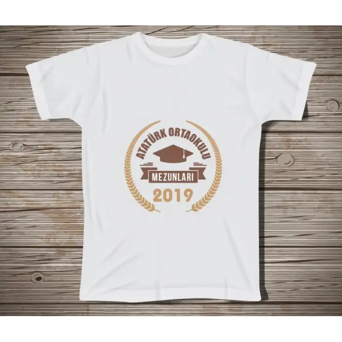 Mezuniyet Baskılı Tişört 4