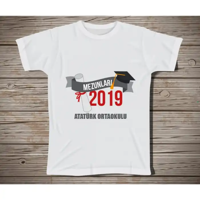 Mezuniyet Baskılı Tişört 5