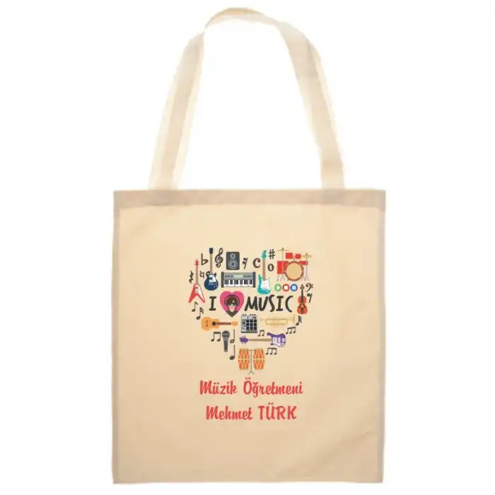 Müzik Öğretmeni Bez Çanta (Baskılı)