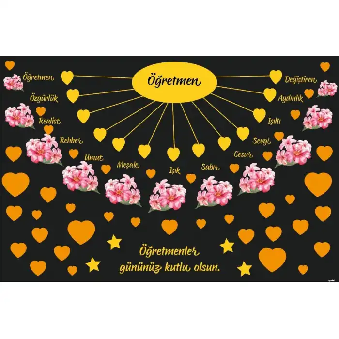 Öğretmenler Günü Pano Afişi