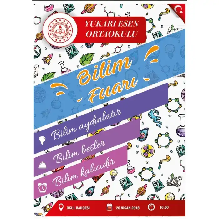 Okul Bilim Fuarı Afişi 6