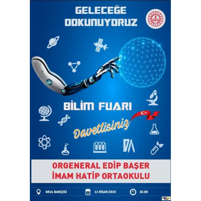 Okul Bilim Fuarı Afişi 7