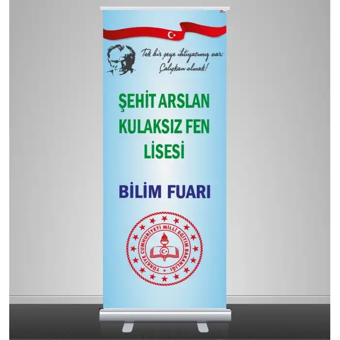 Okul Bilim Fuarı Branda ve Roll Up Branda Standı 1