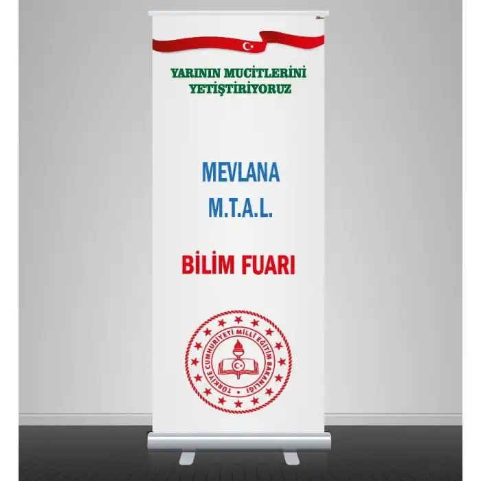 Okul Bilim Fuarı Branda ve Roll Up Branda Standı 3