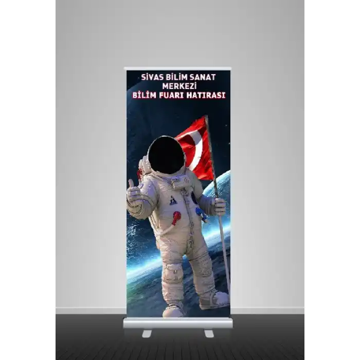 Okul Bilim Fuarı Hatıra Astronotu (Rollup) 2