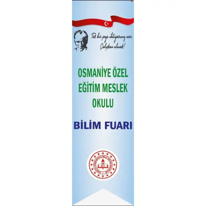 Okul Bilim Fuarı Kırlangıç Bayrak 1