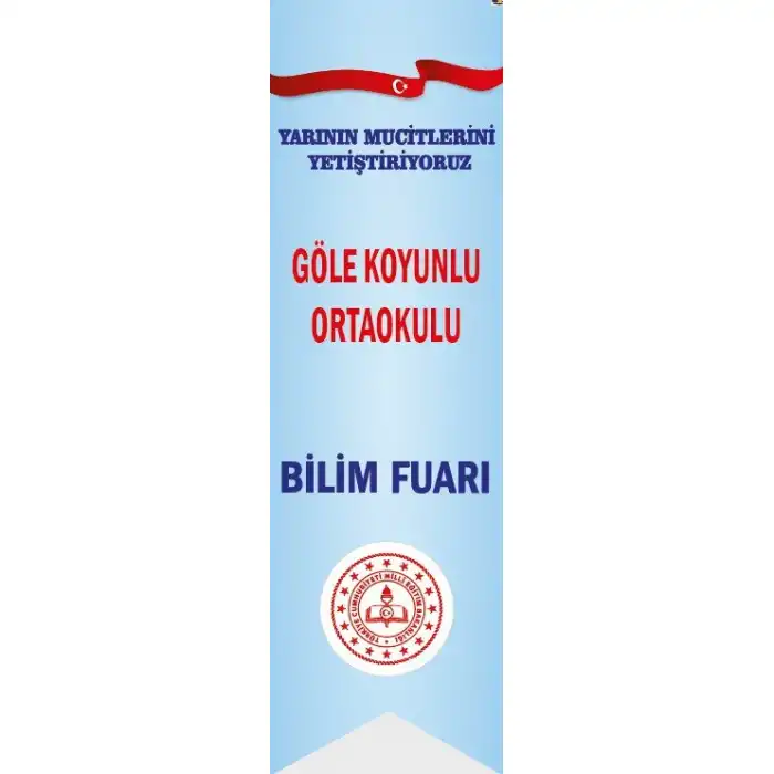 Okul Bilim Fuarı Kırlangıç Bayrak 3