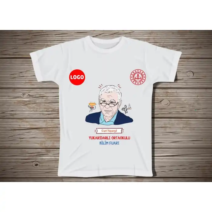 Okul Bilim Fuarı Tişört 107 (Gazi Yaşargil)