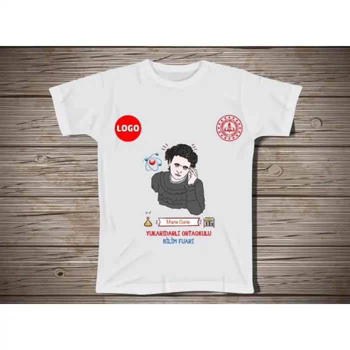 Okul Bilim Fuarı Tişört 110 (Marie Curie)
