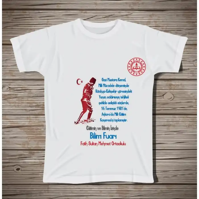 Okul Bilim Fuarı Tişört 37