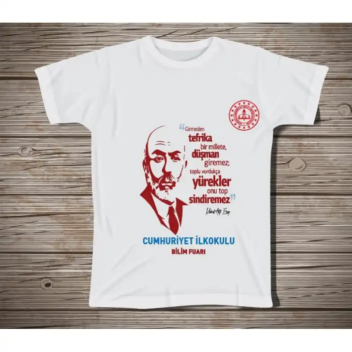 Okul Bilim Fuarı Tişört 48