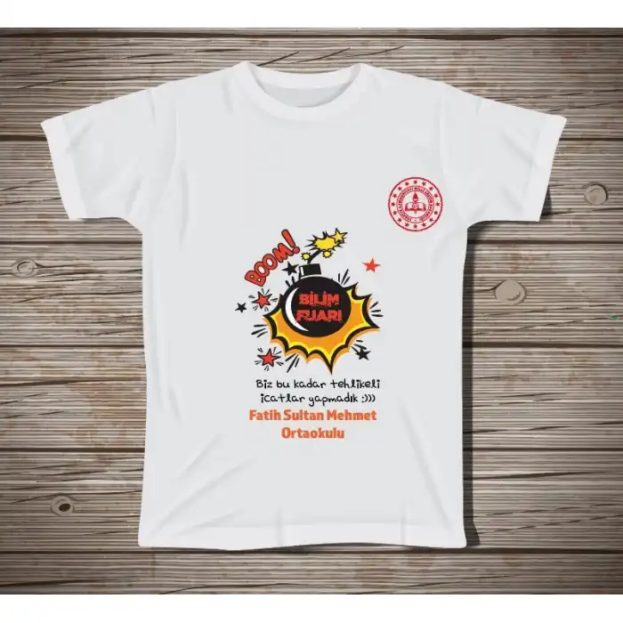 Okul Bilim Fuarı Tişört 85