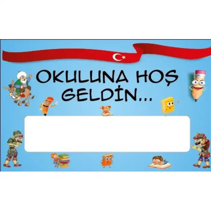 Okuluna Hoş Geldin Yaka Kartı (1. Sınıf)