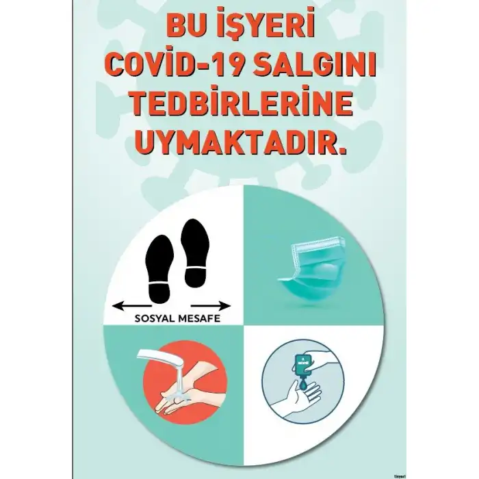 Tedbirlere Uyan İşyeri Afişi (Posteri) 1