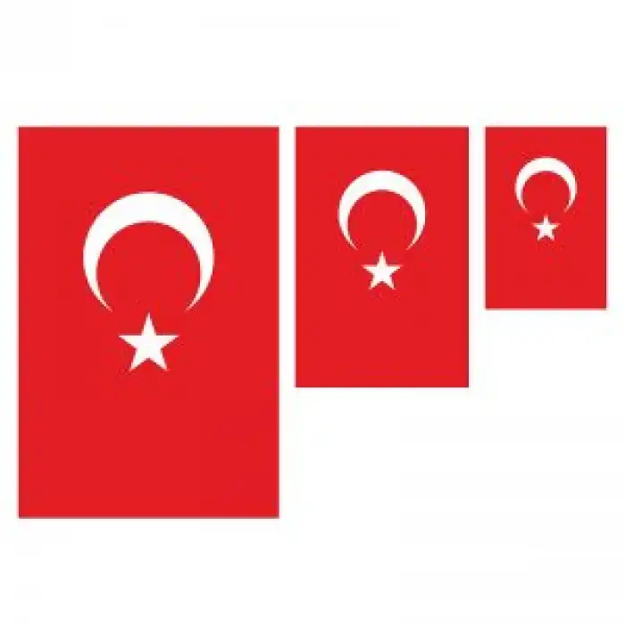 Türk Bayrağı Alpaka Kumaş Her Boy