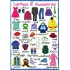 İngilizce Clothes And Accessories Afişi