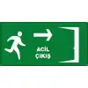 Acil Çıkış Sağ Yön Levhası