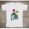 Sultan Abdülhamid Han ve Osmanlı Arması Tişörtü