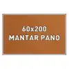 Mantar Pano 60x200 (Alüminyum Çerçeve)