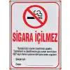 Mdf Çerçeve Sigara İçilmez 50x70