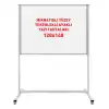Mıknatıs Yüzeyli Tekerlekli Yazı Tahtası 120x140