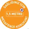 Sosyal Mesafe Yer Yapıştırma 4 (Laminasyonlu)