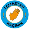 Temastan Kaçının Sosyal Mesafe Etiketi 2 (Laminasyonlu)