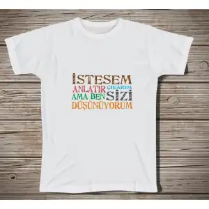 Anlatır Çıkarım Öğretmen Tişörtü
