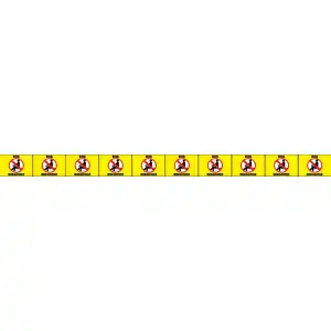 Boş Bırakınız Sosyal Mesafe Etiketi (Şerit)