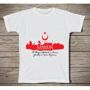 19 Mayıs Baskılı Tişört 1