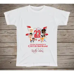 23 Nisan Baskılı Tişört 1